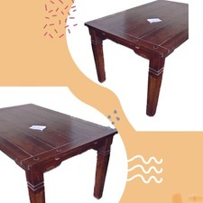 Esstisch Tisch 6 Personen im Kolonialstil aus Teakholz 140  B x 90 T x 78 H