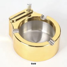 5X Luxuriöser Aschenbecher Feuerzeug Gas Kerosin Zigaretten Edel Geschenk Idee 