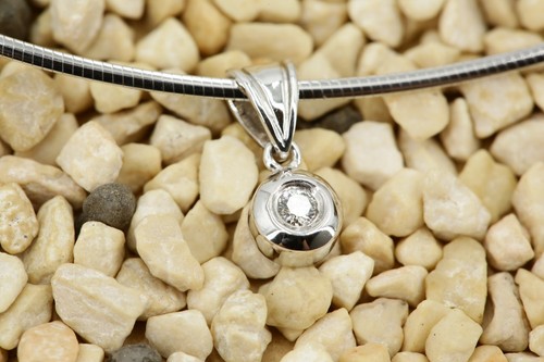 Brillant collier 585 - 0,15, ct.