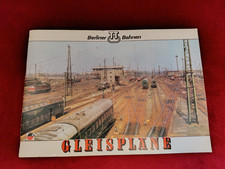 Berliner TT Bahnen Gleispläne Gleisplanheft 1984 DDR BTTB 1:120