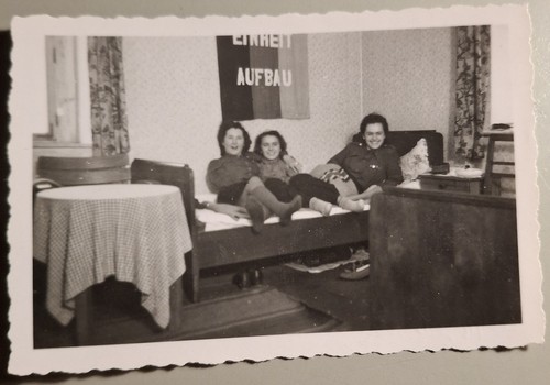 Vintage foto studentinnen - vintage, in