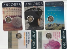 Andorra, 5 x 2 Euro 2014 2016