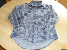 Hemd langarm Gr. S blau-grau - neuwertig