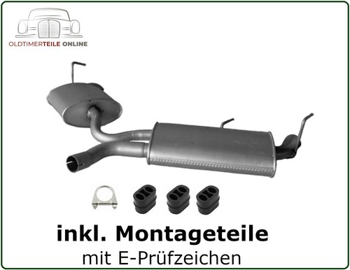 Endtopf für opel - für, signum