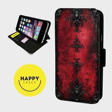 GOTHIC BOOK AFTERLIFE DARK - Kunstleder Klapp Handy Hülle Cover - iPhone/Samsung