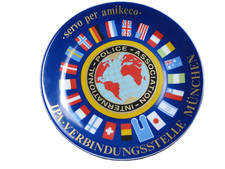 Polizei  Porzellan-Teller  IPA