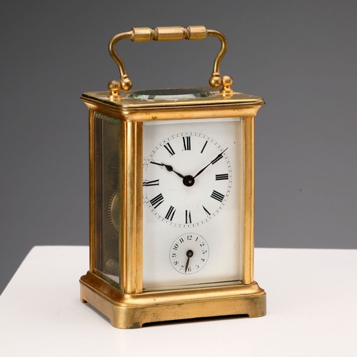 Antike reiseuhr vergoldeter - reiseuhr,