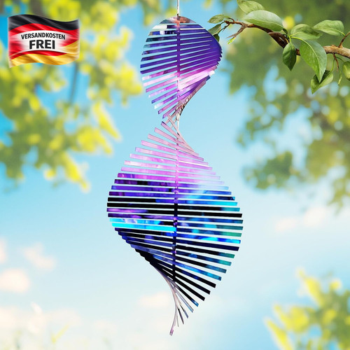 Metall windspiel spiral - metall-windspiel, 3d