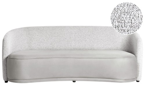 Sofa stoff grau sitzer - grau, 3-sitzer
