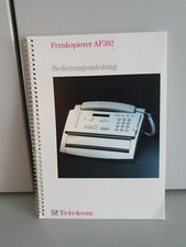 TELEKOM Fernkopierer AF302 Fax-Gerät Gebrauchsanweisung Manual deutsch 1993