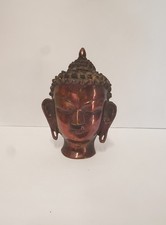 Metallfigur Buddha Kopf