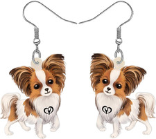 Acryl süße Papillon Hund