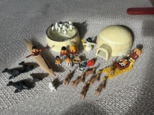 PLAYMOBIL Eskimo Kajak Sets, Iglu, Schlittenhunde,Pinguine Gebraucht