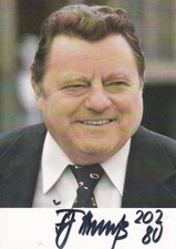 Autogramm - Franz Josef Strauß