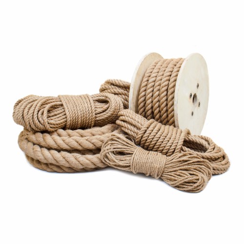 Juteseil 6mm 60mm hanfseil - 60mm,