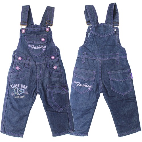 Mädchen kinder jeans latzhose - kinder,