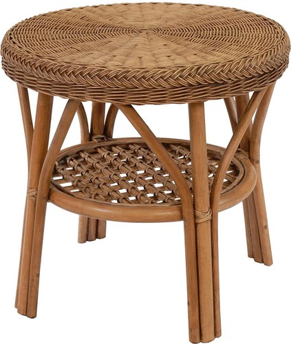 Rattan tisch 56 - Ø,