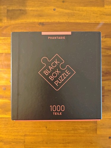 Black box puzzle - black, teile