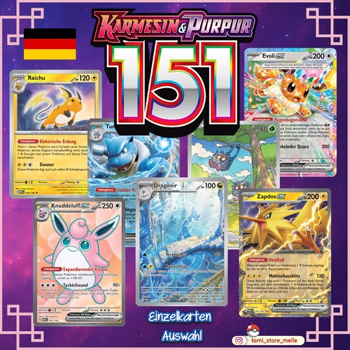 Pokemon mew 151 einzelkarten - pokemon,