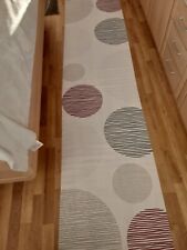 2er Pack Flächenvorhang - weiß - Kreise - 60x245 cm