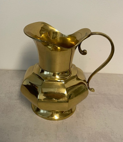 Jugendstil kanne aus messing - jugendstil,