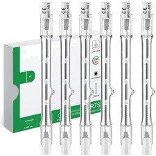 Sechs Pack R7S Halogenstab 118mm 150W warmweiß Dimmbar