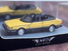 Neo Scale Models Saab 900 Turbo Cabrio Convertible 1987 gelb NEO87211 1:87 OV 12