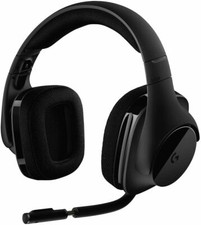 Logitech G533 Wireless Gaming-Headset, 2.4 GHz, 7.1  Sound für PC/Mac, Schwarz