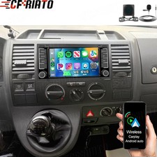 4+64GB Autoradio Für VW T5 Multivan Transporter Android 15 Carplay Navi + Kamera