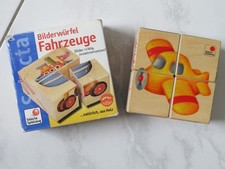 ? Selecta ~ Bilderwürfel Fahrzeuge ~ ab 2 Jahren ~ Holzwürfel Puzzle ?