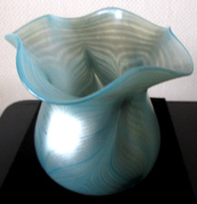 Erwin Eisch Glasvase türkis