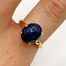 Cocktail-Solitärring 9 kt