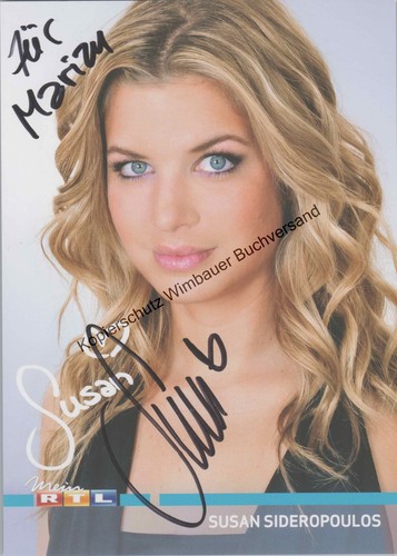 Original autogramm susan - original,