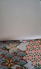 Restepaket uni Leinen sand 100