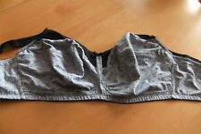 BH Ulla Popken  115 F schwarz/weiß  Entlastungs BH WIE NEU