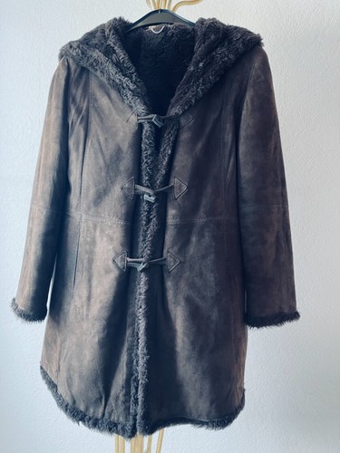 Echt leder mantel für damen - leder,