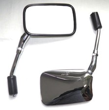 Spiegel Paar chrom für Honda CA125 VT125 VT600 CB750 VF750 Seven Fifty 37380 NEU