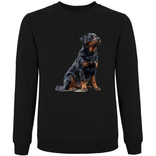 Sweatshirt schwarz rottweiler - sweatshirt,