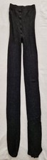 Gr M 40/42 Leggings Strumpfhose Hose schwarz Glitzer TCM
