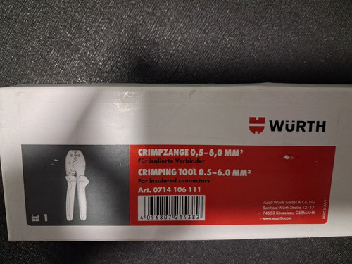 Würth hochwertige crimpzange - würth,,