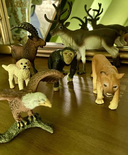 Schleich tier 6er set - schleich, rentier