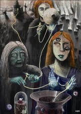 Die Drei Orakel | Mixed Media