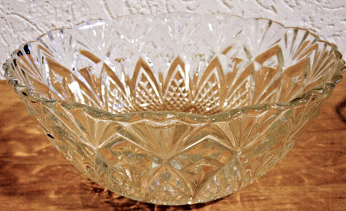 Schale aus glas gemustert - -,