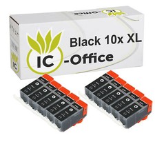 10 PGI525BK TINTE PATRONEN