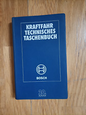 Kraftfahrtechnisches Taschenbuch 20.Auflage, 1987,sehr guter Zustand