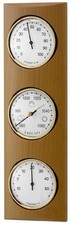 TFA 20.1028.05 Wetterstation analog Buche Thermometer Barometer Hygrometer Holz