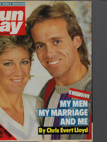 Sunday magazine chris evert - -,