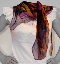 LUXUS Seidentuch 100x100 cm -