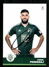 Fanol Perdedaj Autogrammkarte
