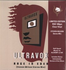 Ultravox Rage In Eden [Steven Wilson Stereo Mix] LP Vinyl Europa Chrysalis